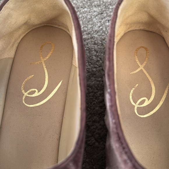 SAM EDELMAN velvet mary jane flats size 8 - Picture 4 of 6